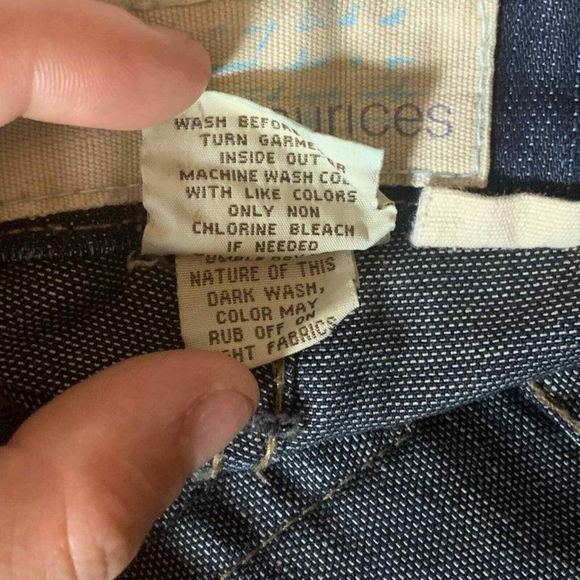 Maurices Molli Flare Leg Jeans Sz 3/4 Long Meas 30x 34.5 Inseam Tall Bell Bottom - Picture 11 of 12